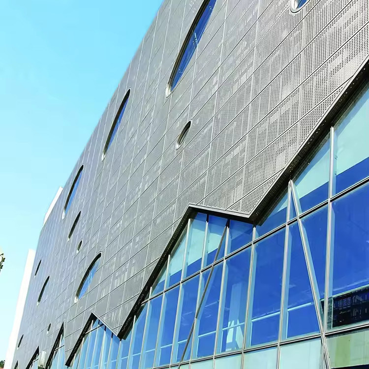 Paroi de rideau en placage d'aluminium 0,8-2,0 mm Épaisseur K=2,0-3,0 W/ ((m2·K) Grade A