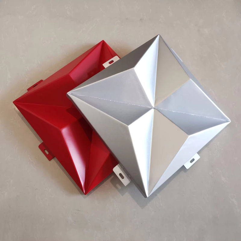 Paroi de rideau en placage anodisé d'aluminium de catégorie A ignifuge avec une performance d'isolation acoustique ≥ 35 dB