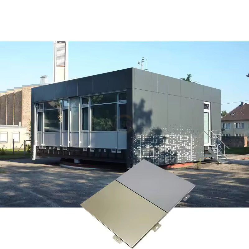 Paroi de rideau en placage d'aluminium avec résistance à la pression du vent ≤ 2,5KN/m2 Performance d'isolation acoustique ≥ 35dB Durée de vie ≥ 15