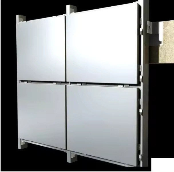 Mur de rideau vitré en aluminium avec couleur personnalisée et isolation thermique