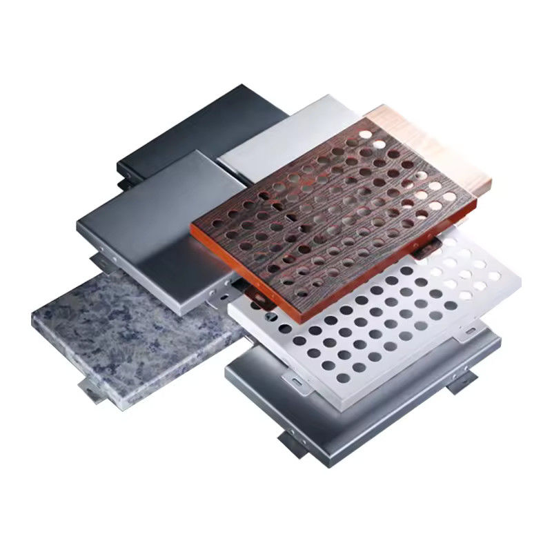 2.0 mm Parement de rideau en aluminium vitré à étanchéité à l'eau de 800 Pa Installation externe
