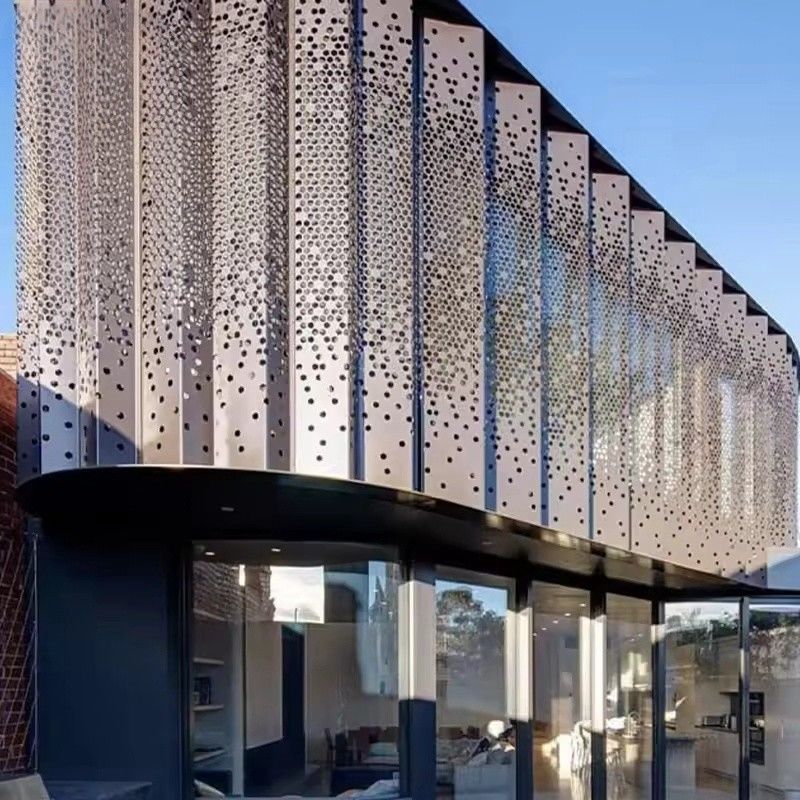 Système de vitrage personnalisable pour murs de rideau avec matériau en aluminium/verre/acier Installation sur site/préfabriquée