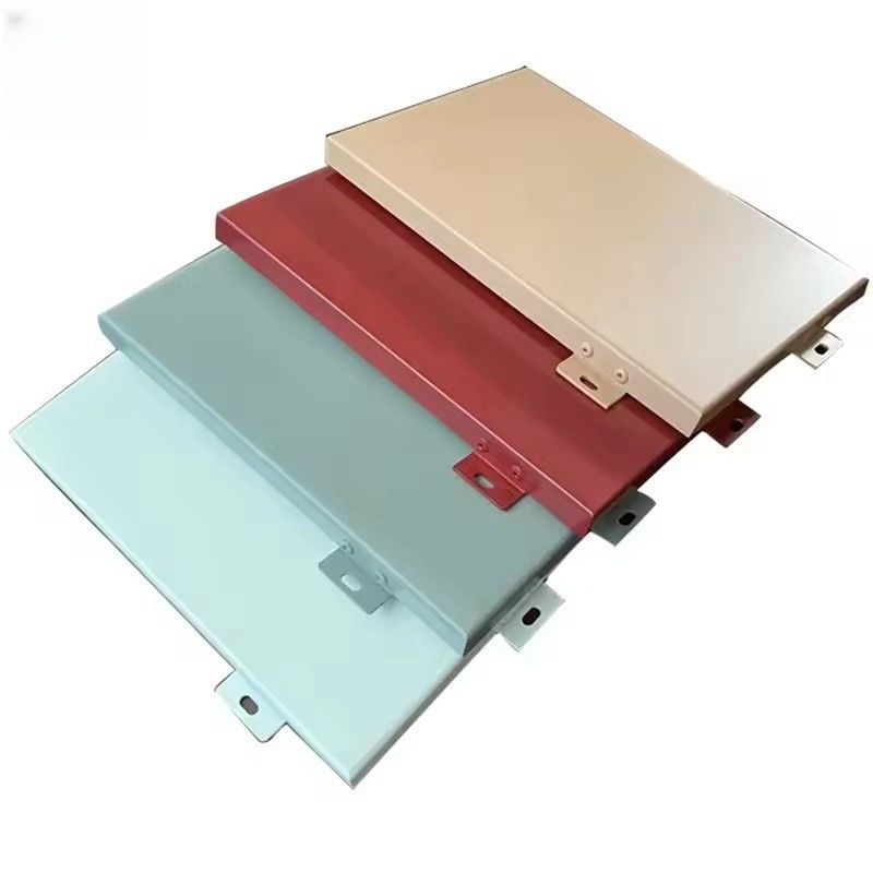 Système de murs extérieurs anodisés/en poudre de haute durabilité en différentes couleurs