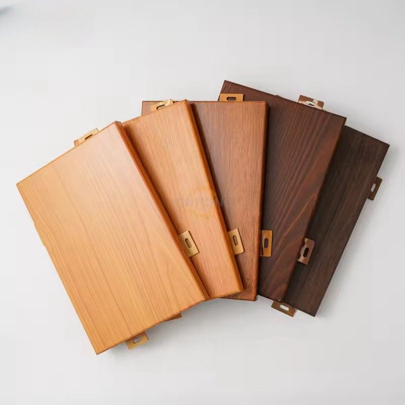 Système de murs extérieurs anodisés/en poudre de haute durabilité en différentes couleurs