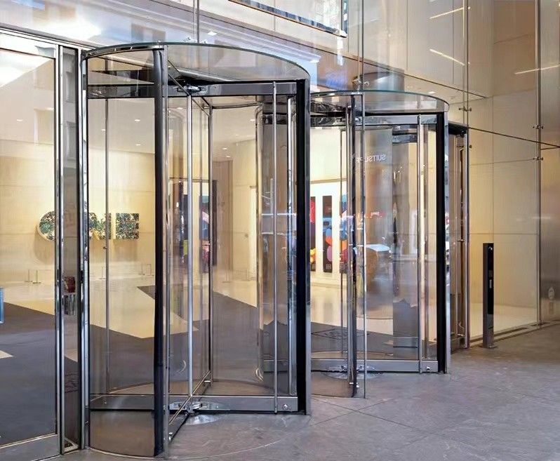 Porte d'accès rotative automatisée de longue durée avec moteur allemand et surface finie