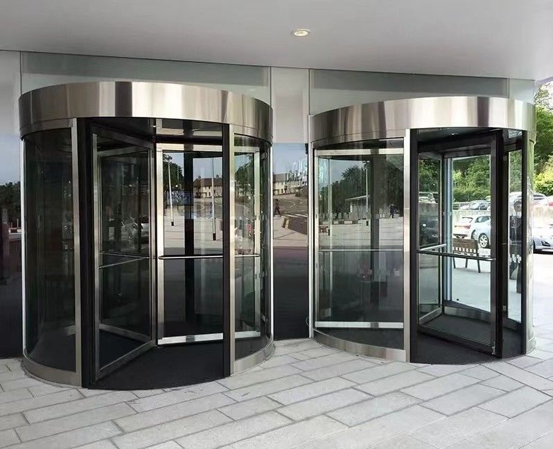 Portes tournantes automatiques commerciales avec fonctionnement à moteur et motorisé de 550 W