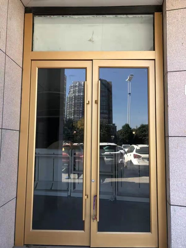 Porte à double pivot sans cadre 36 pouces porte pivotante automatique Porte KFC