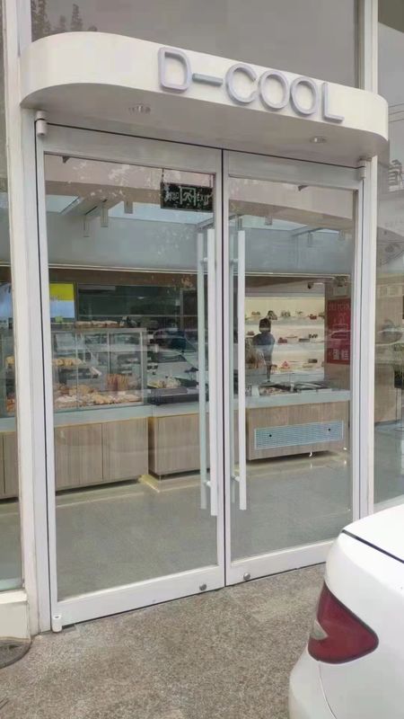 Porte à double pivot sans cadre 36 pouces porte pivotante automatique Porte KFC