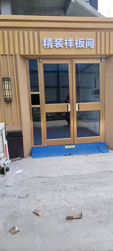 Porte à double pivot sans cadre 36 pouces porte pivotante automatique Porte KFC