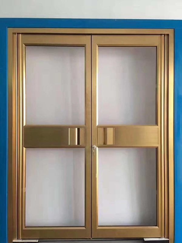 Design de porte Kfc plancher de printemps magasin avant porte automatique porte du marché automatique