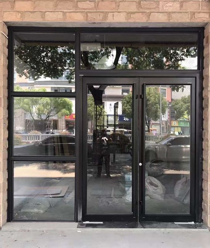 OEM UPVC en acier inoxydable en aluminium Porte à double bascule porte kfc épaisseur 1,2 mm