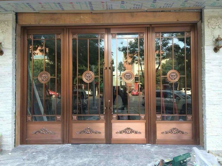 Intérieur sur mesure 60x80 porte pivotante automatique porte de style victorien